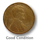 1919-S Lincoln Penny in Good Condition