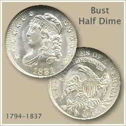 Uncirculated Bust Half Dime