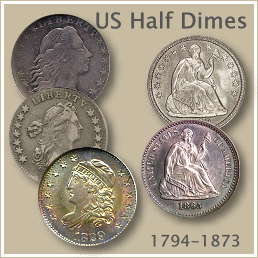 Half Dime Values for Bust and Seated Half Dimes