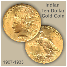 Indian Ten Dollar Gold Coin
