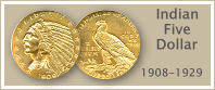 Go to...  Indian Five Dollar Gold Coin Value
