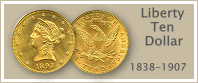 Go to...  Liberty Ten Dollar Gold Coin Values