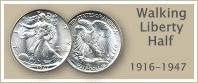 Go to...  Walking Liberty Half Dollar Value