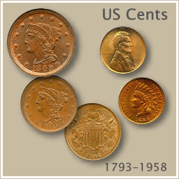 Old Penny Values | Half Cent, Large Cent, Indian Cent and Lincoln Cent