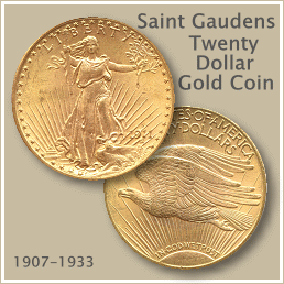 Saint Gaudens Twenty Dollar Gold Coin
