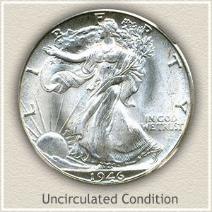 1946 silver half dollar coin value