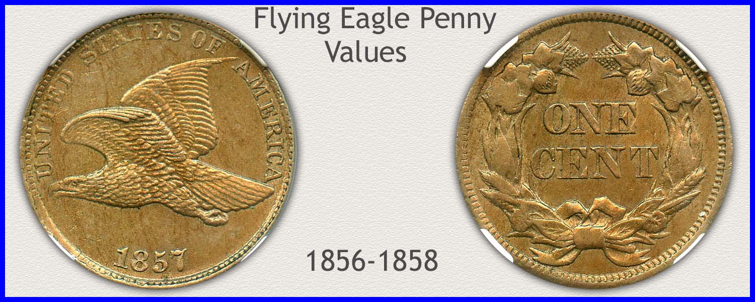 How much is an 1857 Flying Eagle cent worth?