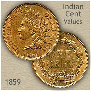 Uncirculated 1859 Indian Head Penny