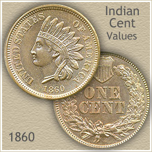 Uncirculated 1860 Indian Head Penny