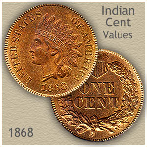 Uncirculated 1868 Indian Head Penny