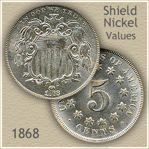 Uncirculated 1868 Nickel Value