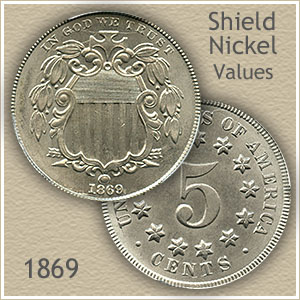 Uncirculated 1869 Nickel Value