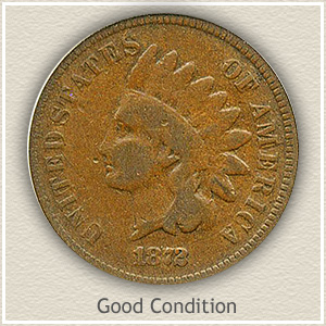 1872 Indian Head Penny Good Condition