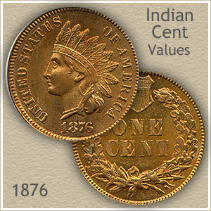 Uncirculated 1876 Indian Head Penny