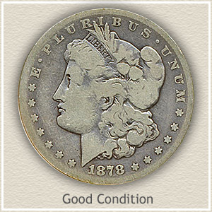 1878 Morgan Silver Dollar Good Condition