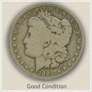 1888 Morgan Silver Dollar Good Condition