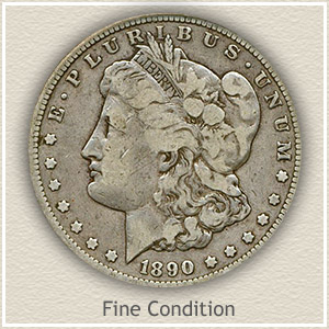 1890 Silver Dollar Value Chart