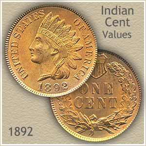 Uncirculated 1892 Indian Head Penny