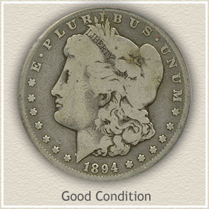 1894 Morgan Silver Dollar Good Condition
