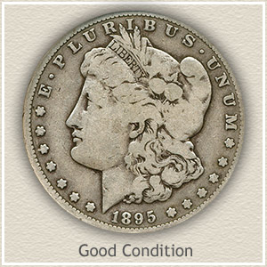 1895 Morgan Silver Dollar Good Condition