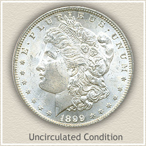 1899 silver dollar uncirculated 1899 silver dollar uncirculated