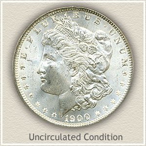1900 Morgan Silver Dollar Uncirculated Condition