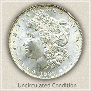 1900 Morgan Silver Dollar Uncirculated Condition