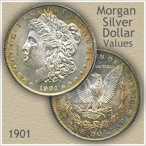 Uncirculated 1901 Morgan Silver Dollar Value