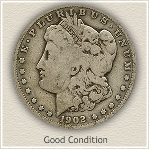 1902 Morgan Silver Dollar Good Condition