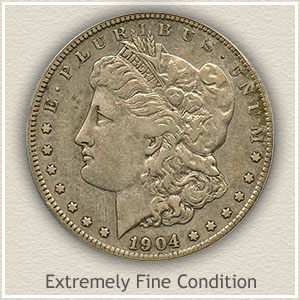 1904 Morgan Silver Dollar Extremely Fine Condition