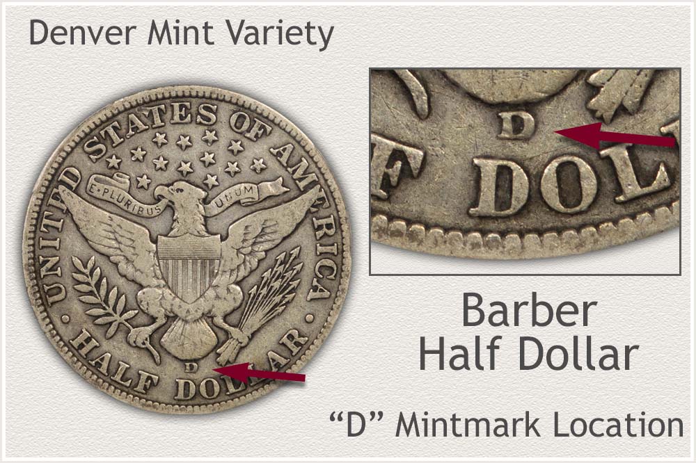 1912-D Barber Half Dollar