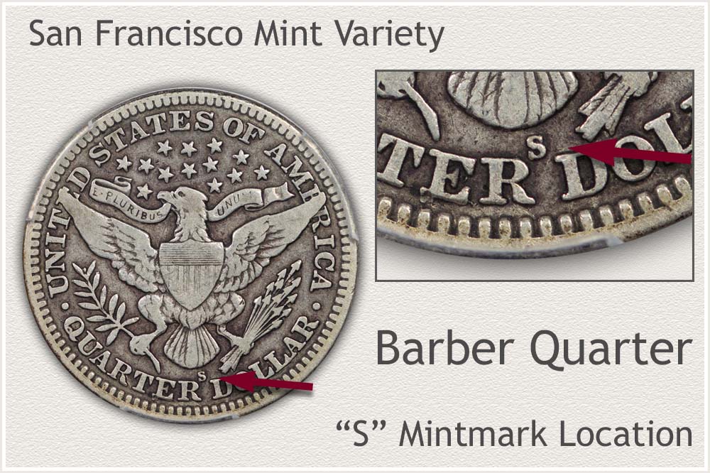 1912-S Barber Quarter