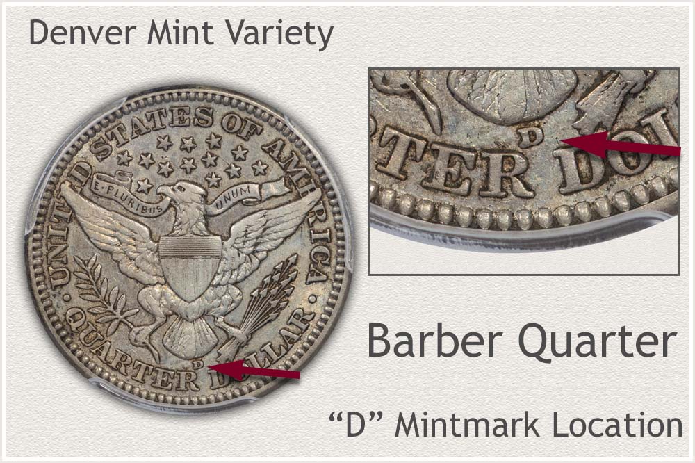 1913-D Barber Quarter