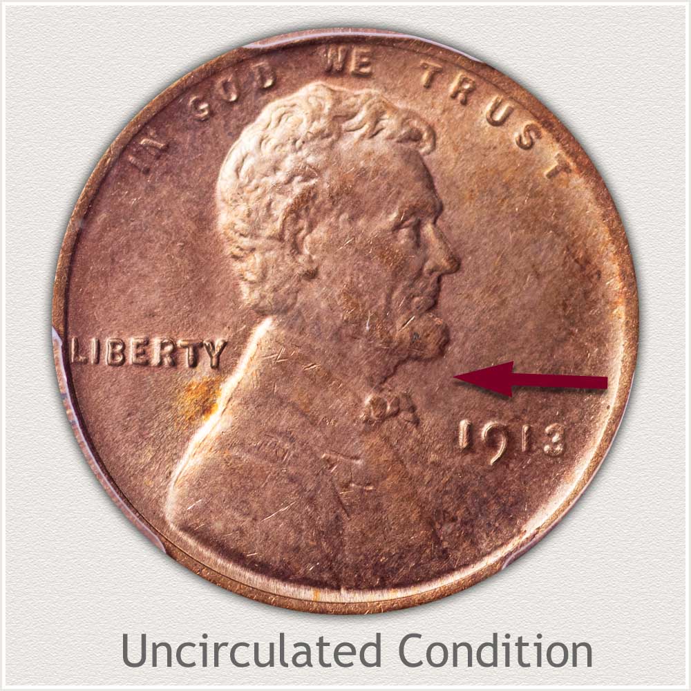 Uncirculated Grade 1913 Lincoln Penny