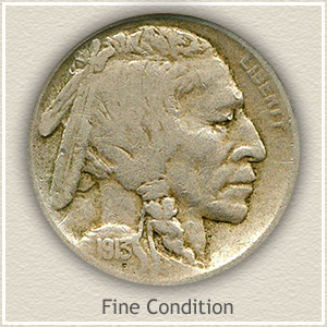 1913 Nickel Fine Condition