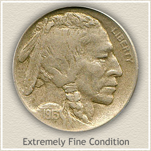 1913 Nickel Extremely Fine Condition