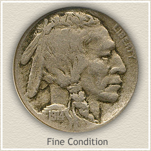 1914 Nickel Fine Condition