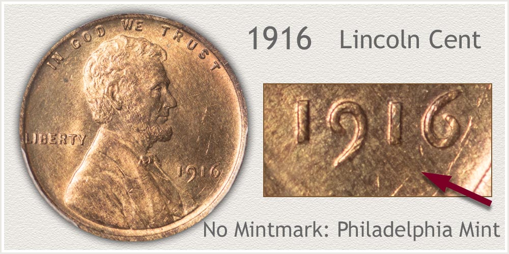 1916 Lincoln Penny