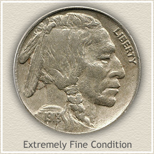 1918 Nickel Extremely Fine Condition