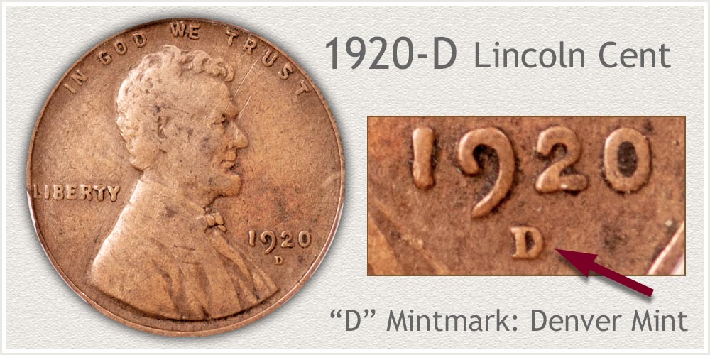 1920-D Lincoln Penny
