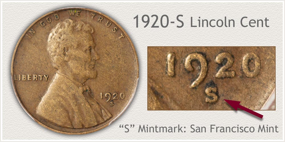 1920-S Lincoln Penny
