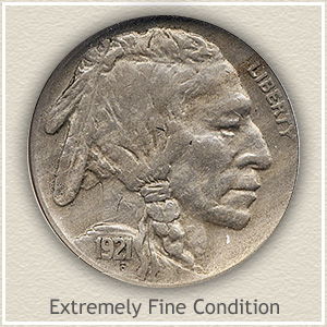 1921 Nickel Extremely Find Condition