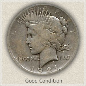 1921 Peace Silver Dollar Value Chart