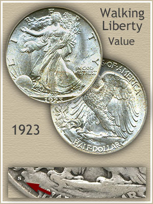 Uncirculated 1923 Half Dollar Value