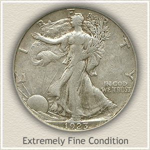 1923 Half Dollar Extremely Fine Condition