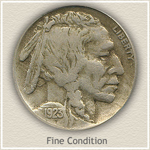 1923 Nickel Fine Condition