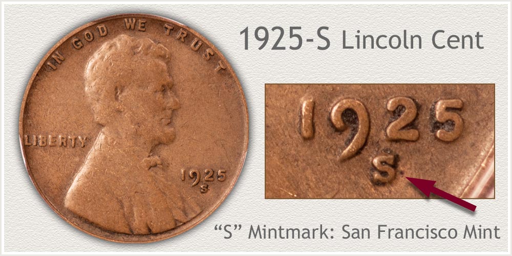 1925-S Lincoln Penny