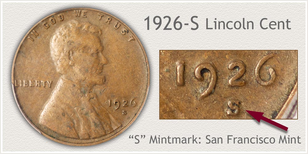 1926-S Lincoln Penny