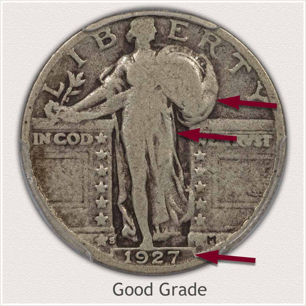 Standing Liberty Quarter in Good Grade