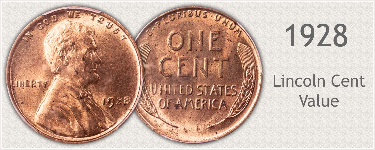 1928 S Lincoln Wheat Cent Small S Very Good Penny VG 